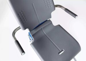 Kolečkový schodolez, zvláštní pomůcka, přeprava imobilních osob, jako invalidní vozík, bezbariérový