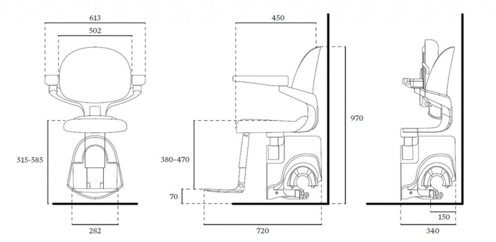 POMŮCKOV schodišťová sedačka Flow X