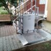 POMŮCKOV šikmá schodišťová plošina CPM pro imobilní osoby používající invalidní vozík