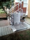 POMŮCKOV šikmá schodišťová plošina CPM pro imobilní osoby používající invalidní vozík
