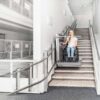 POMŮCKOV šikmá schodišťová plošina PLK8