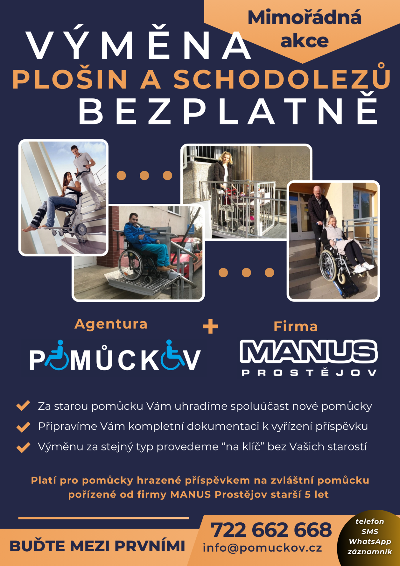 Bezplatná výměna pomůcek